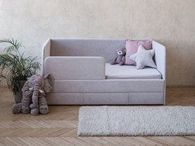 Диван-кровать Happy (светло-серый) в Чокурдахе - chokurdah.mebel-nsk.ru | фото