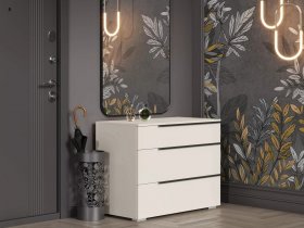 Комод с 3 ящиками Айри КМ-001 (кашемир) в Чокурдахе - chokurdah.mebel-nsk.ru | фото