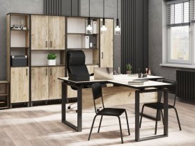 Комплект Гермес лофт (дуб крафт серый) в Чокурдахе - chokurdah.mebel-nsk.ru | фото