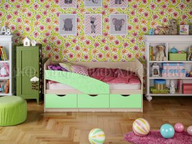 Кровать детская Бабочки 1,8 м в Чокурдахе - chokurdah.mebel-nsk.ru | фото