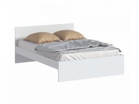 Кровать двуспальная 1,4м Бруклин СБ-3353 (белый) в Чокурдахе - chokurdah.mebel-nsk.ru | фото