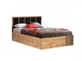 Кровать двуспальная с подъем. мех. 1,6 м Либерти 51.20 в Чокурдахе - chokurdah.mebel-nsk.ru | фото