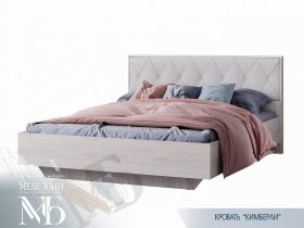 Кровать двуспальная 1,6м Кимберли КР-13 в Чокурдахе - chokurdah.mebel-nsk.ru | фото