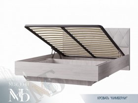 Кровать двуспальная с подъем. мех. 1,6 м  Кимберли КР-13 в Чокурдахе - chokurdah.mebel-nsk.ru | фото