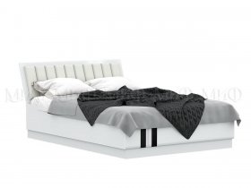 Кровать двуспальная с подъем.мех. 1,6м Магнолия в Чокурдахе - chokurdah.mebel-nsk.ru | фото