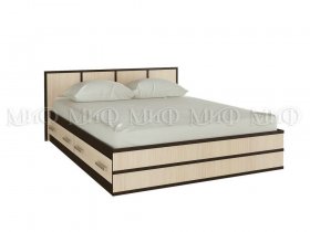 Кровать двуспальная Сакура 1,4 м в Чокурдахе - chokurdah.mebel-nsk.ru | фото