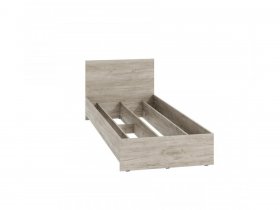 Кровать односпальная КР-080 Ронда (дуб крафт серый) в Чокурдахе - chokurdah.mebel-nsk.ru | фото