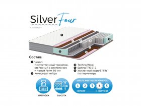 Матрас Silver Four в Чокурдахе - chokurdah.mebel-nsk.ru | фото
