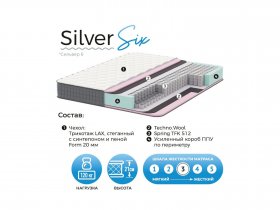 Матрас Silver Six в Чокурдахе - chokurdah.mebel-nsk.ru | фото