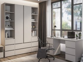 Модульная детская Люмо (кашемир) в Чокурдахе - chokurdah.mebel-nsk.ru | фото