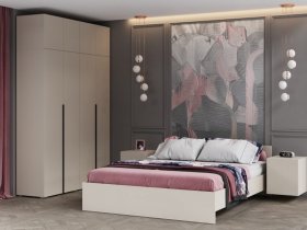 Модульная спальня Айри (кашемир) в Чокурдахе - chokurdah.mebel-nsk.ru | фото