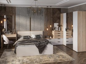 Модульная спальня Норд в Чокурдахе - chokurdah.mebel-nsk.ru | фото