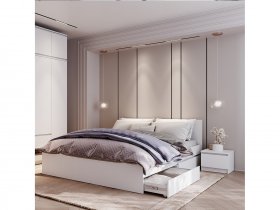 Модульная спальня Симпл в Чокурдахе - chokurdah.mebel-nsk.ru | фото