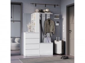 Прихожая Симпл ПР-04 (белый) в Чокурдахе - chokurdah.mebel-nsk.ru | фото