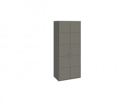 Шкаф для одежды с 2 дверями Наоми (джут/фон серый) СМ-208.07.03 в Чокурдахе - chokurdah.mebel-nsk.ru | фото
