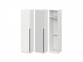 Шкаф ШК-50 Эккервуд (белый) в Чокурдахе - chokurdah.mebel-nsk.ru | фото