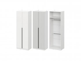 Шкаф ШК-75 Эккервуд (белый) в Чокурдахе - chokurdah.mebel-nsk.ru | фото