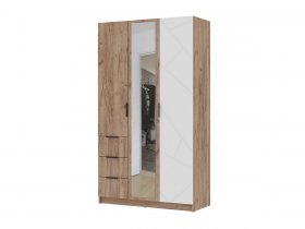 Шкаф трехстворчатый 1200 ШК-03 Орегон в Чокурдахе - chokurdah.mebel-nsk.ru | фото